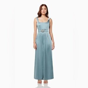 Elliatt Janzen Satin Jumpsuit - Arctic blue
